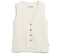 Armedangels Damen Compact Buttoned Knit Weste (Größe M, weiss)