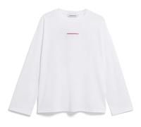 ARMEDANGELS - Women's Fietaa Smile - Longsleeve, Gr. S, weiß (White/PinkMist)