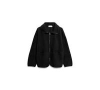 ARMEDANGELS Damen Fleecejacke aus Bio-Baumwolle ANAAWIL Oversized Fit Black S