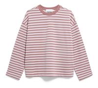 ARMEDANGELS - Women's Frankaa Stripe - Pullover, Gr. M, rosa (IceGrape/DarkBerry)