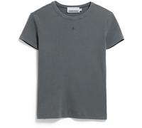 Armedangels - GMT DYE RIB T-SHIRT space steel - Gr. - S