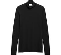 Armedangels Damen Longsleeve GRAZILIANAA SOFT aus Bio-Baumwolle Slim Fit schwarz XS