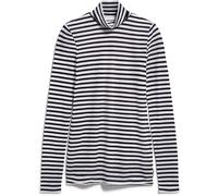 ARMEDANGELS GRAZILIANAA STRIPES Damen Longsleeve aus Bio-Baumwolle white-black M