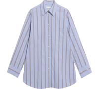 ARMEDANGELS HALIAA STRIPED - Frauen Loose Fit Bluse - blau XS heather