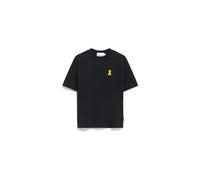 ARMEDANGELS Damen Heavyweight T-Shirt aus recyceltem Baumwoll Mix Iconic Å TARJAA Loose Fit Black