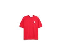 Armedangels Damen Tarjaa Iconic å Embro T-Shirt (Größe S, rot)