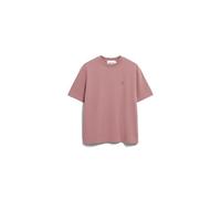 ARMEDANGELS Damen Heavyweight T-Shirt aus recyceltem Baumwoll Mix TARJAA Loose Fit Light Berry S