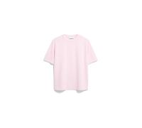 ARMEDANGELS Damen Heavyweight T-Shirt aus recyceltem Baumwoll Mix TARJAA Loose Fit Pink Mist L