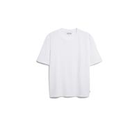 ARMEDANGELS Damen Heavyweight T-Shirt aus recyceltem Baumwoll Mix TARJAA Loose Fit White