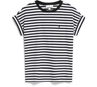 ARMEDANGELS T-Shirt IDAARA Damen Weiß mit Streifen aus Bio-Baumwolle XL