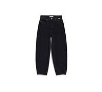 BAARLY HIGH WAIST BARREL JEANS | 100% recycelte Baumwolle Non Stretch - schwarz (29-30)