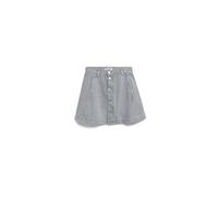 PANELLED JEANS-MINI-ROCK | TENCEL™ Lyocell-Mix - grau (L)
