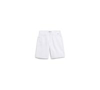 THALINAA MID WAIST JEANS-SHORTS | 100% recycelte Baumwolle - weiss (27)