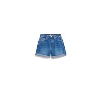 ARMEDANGELS Damen Jeans Shorts aus Hanf-Mix SHEAARI Regular Fit Wavy Blue