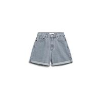 ARMEDANGELS Damen Jeans Shorts aus recyceltem Baumwoll Mix SHEAARI Regular Fit Warm Grey 29