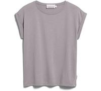 JILAANA T-SHIRT | TENCEL™ Lyocell Mix - grau (L)