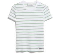 ARMEDANGELS Damen Kardaa Stripes T-Shirt, White-Foam, XS