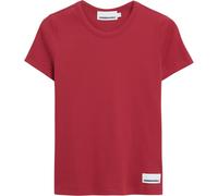 ARMEDANGELS KARDAA - Damen Ripp-T-Shirt aus Bio-Baumwoll Mix red ash S
