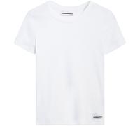 ARMEDANGELS Damen Ripp-T-Shirt KARDAA – Bio-Baumwoll-Mix Slim Fit Weiß XL