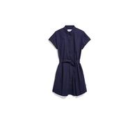 POPLIN MINI LARISAANA KLEID | 100% Bio-Baumwolle - blau (S)