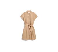 POPLIN LARISAANA MINI-KLEID | 100% Bio-Baumwolle - braun (S)