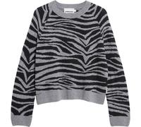 Armedangels Damen Liliriaa Zebraraa Pullover (Größe L, grau)