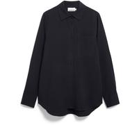 Armedangels Damen Linen Blend Bluse (Größe L, schwarz)