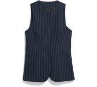 Armedangels Damen Long Pinstripe Bluse (Größe S, blau)