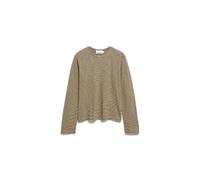 ARMEDANGELS - Women's Slub Jersey Stripe Longsleeve - Longsleeve, Gr. M, braun/beige (TintedNavy/GoldenHay)