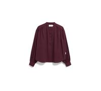 ARMEDANGELS Damen Longsleeve aus Bio-Baumwolle EFINARAA Brushed Loose Fit Dark Cranberry XL