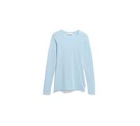 ARMEDANGELS Damen Longsleeve aus Bio-Baumwolle EINIAARA Soft Slim Fit Blue Glow M