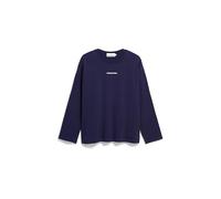 ARMEDANGELS Oversized Langarmshirt aus reiner Bio-Baumwolle Modell 'FIETAA DIFFERENCE' in Marine, Größe M