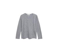 ARMEDANGELS Damen Longsleeve aus Bio-Baumwolle XIANAA Stripes Loose Fit Oatmilk-Blue Noon S