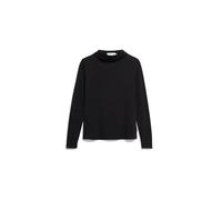 ARMEDANGELS Damen Longsleeve aus Bio-Woll Mix CALUNAA Slim Fit Black XL