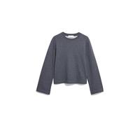 ARMEDANGELS UN-WASTED Damen Longsleeve aus recyceltem Baumwoll Mix steel melange-undyed S