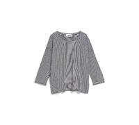 ARMEDANGELS Damen Longsleeve Oversized Fit aus Bio-Baumwolle SIANAA Lovely Stripes Oversized Fit Black-oatmilk