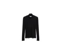 ARMEDANGELS GRAZILIAA WOOL BLEND - Damen Longsleeve Slim Fit aus Bio-Woll Mix black L