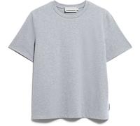ARMEDANGELS LUALAA T-SHIRT - Frauen Regular Fit T-Shirt - grau XS silver melange