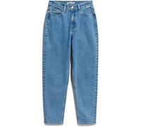 MAIRAA HIGH WAIST MOM JEANS | recycelter Baumwoll Mix Comfort Stretch - blau (27-34)