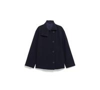 ARMEDANGELS Damen Mantel aus recycelter Wolle MAJELAA Wool Loose Fit Night Sky