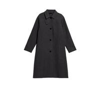 ARMEDANGELS Damen Mantel aus recycelter Wolle VAANOISE Wool Relaxed Fit Steel Melange S