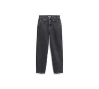 MAIRAA | Mom Jeans recycelter Baumwoll Mix Comfort Stretch - braun (29-30)