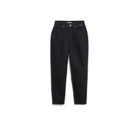 MAIRAA MOM JEANS | recycelter Baumwoll-Mix Comfort Stretch - schwarz (29-32)
