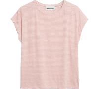 ARMEDANGELS ONELIAA LOVELY STRIPES - Damen T-Shirt aus Bio-Baumwolle oatmilk-deep rosalilly XS