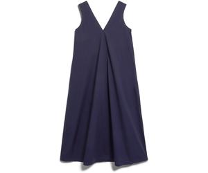 Armedangels Damen Poplin Maxi V-Neck Kleid (Größe L, blau)