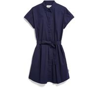 POPLIN MINI LARISAANA KLEID | 100% Bio-Baumwolle - blau (M)
