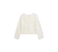 ARMEDANGELS AALIYA - Frauen Loose Fit Strickpullover - weiss L light oatmilk