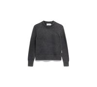 AMALIAAS GMT DYE STRICKPULLOVER | aus 100% Bio-Baumwolle - schwarz (XS)