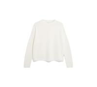 ARMEDANGELS MERINAA Links Links - Damen XXL Light Oatmilk Strick Pullover Mock-Ausschnitt Loose Fit