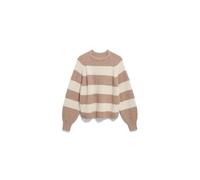 ARMEDANGELS KAAGI STRIPES - Frauen Loose Fit Strickpullover - beige XL camel melange